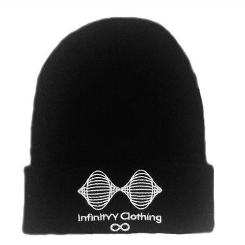 Black Infinityy Clothing Beanie