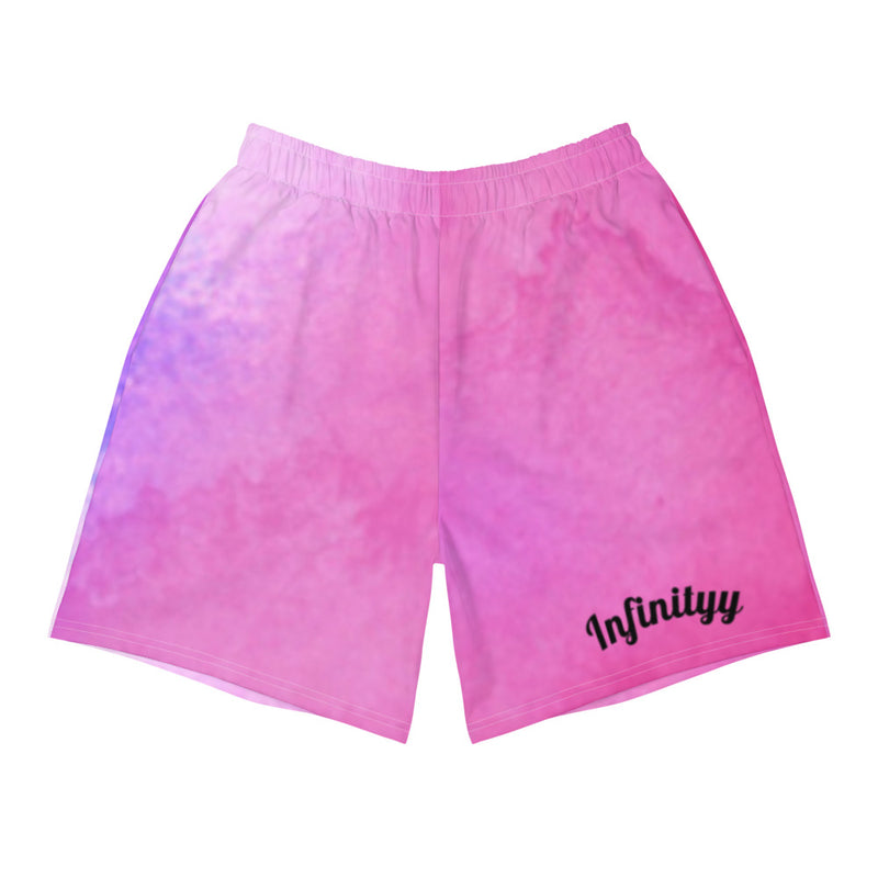 Men's Pink tie dye shorts