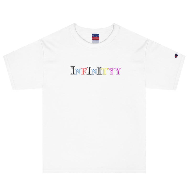 Multi color Infinityy Champion T-Shirt