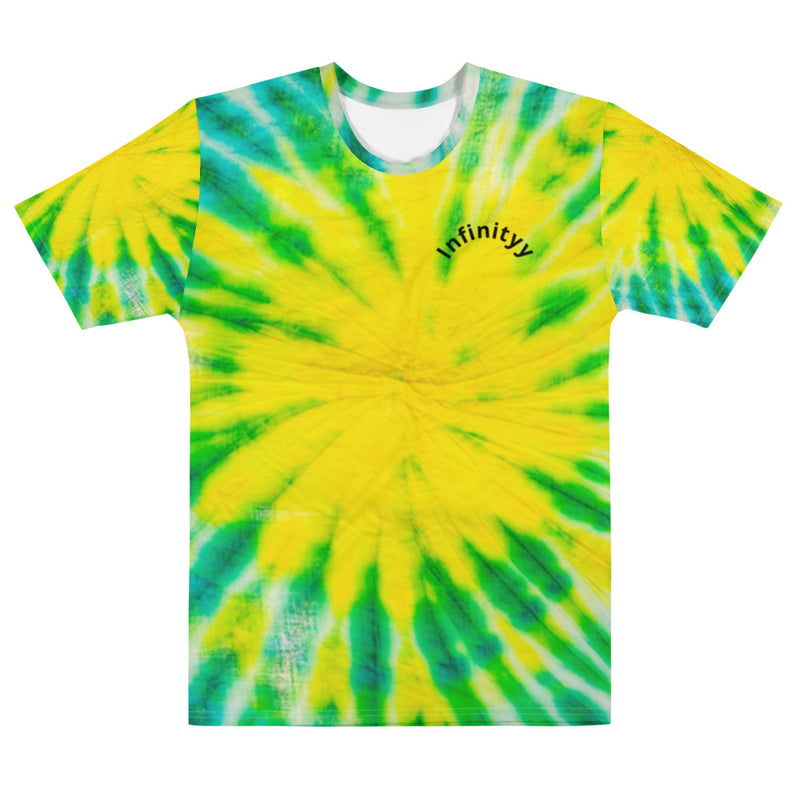 Men's Yellow tie die T-shirt